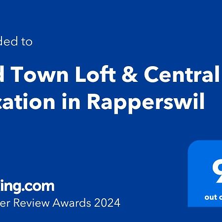 Old Town Loft & Central Location In Rapperswil 外观 照片