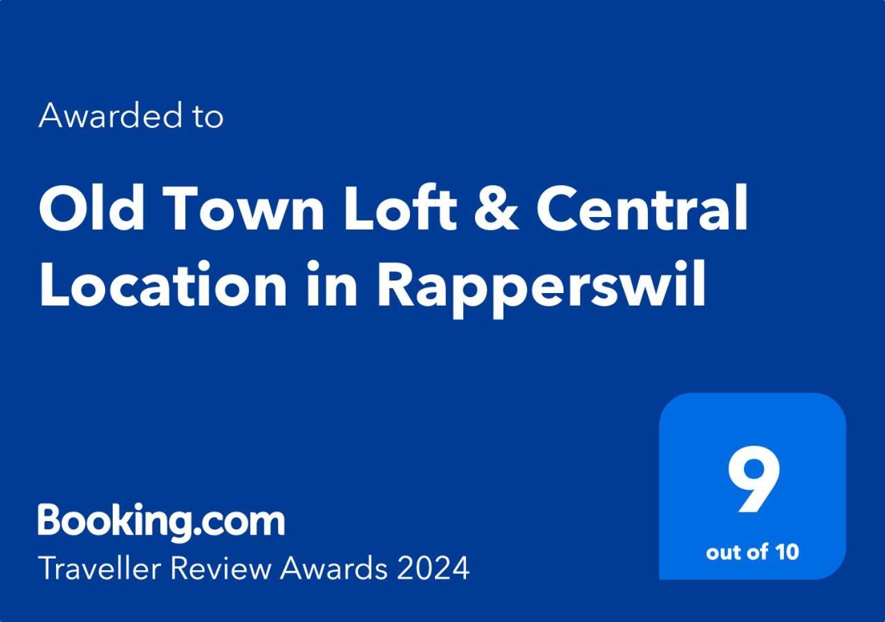 Old Town Loft & Central Location In Rapperswil 外观 照片